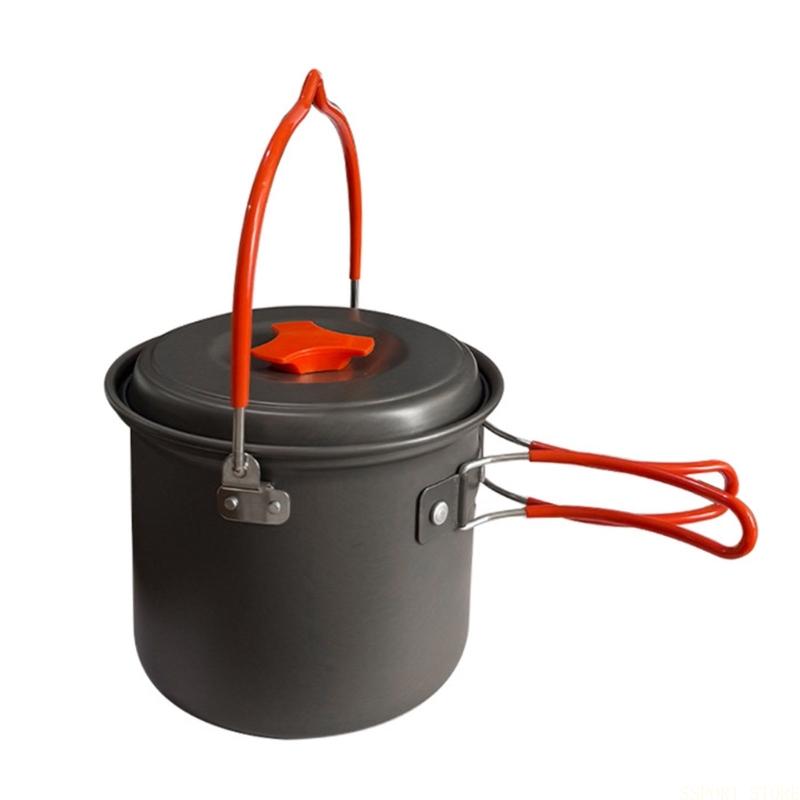 Nồi nhôm cứng dùng cắm trại U2 - đánh giá và giá Camping Cooking Meals