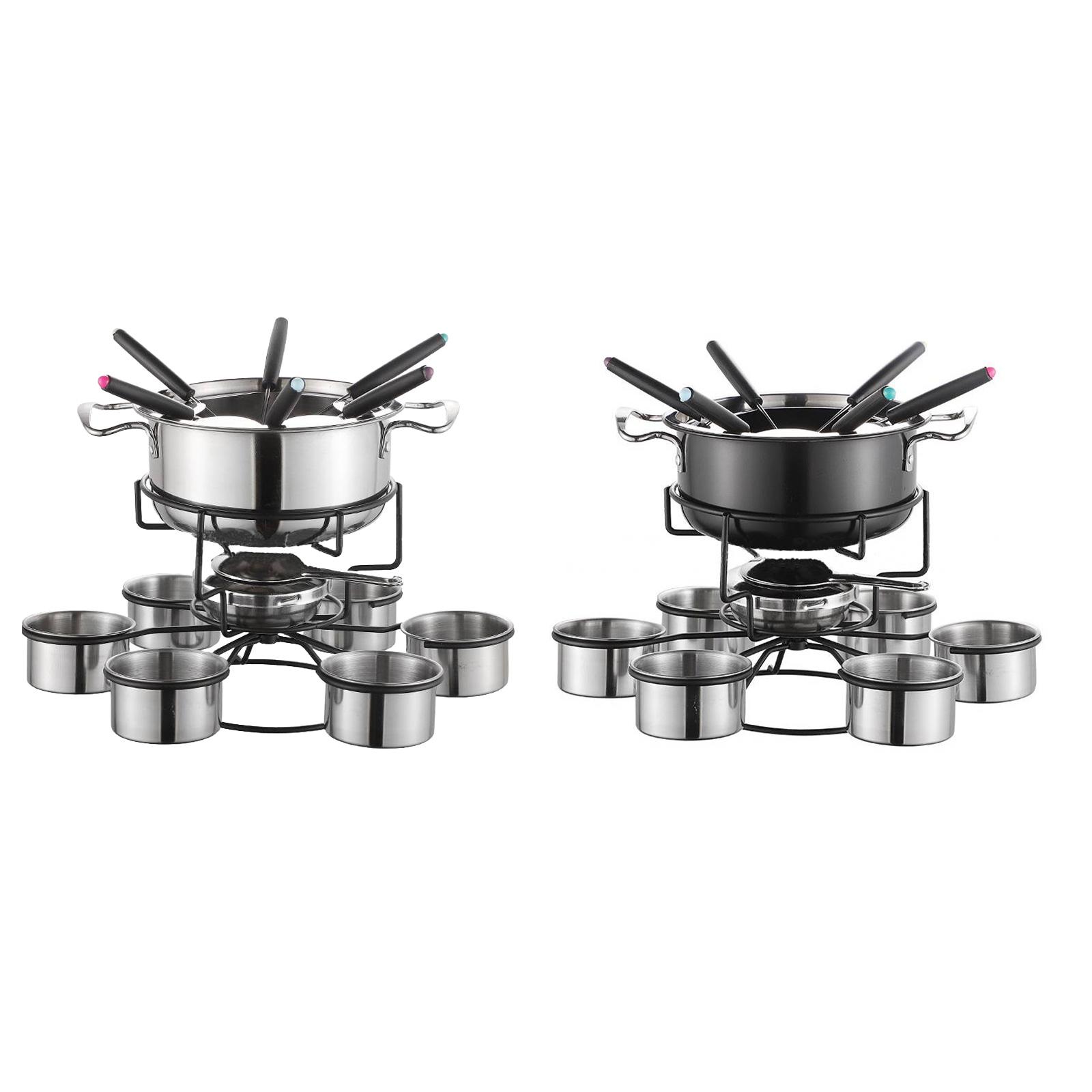 Fondue Pot Set Cooking Stove T - đánh giá và giá Camping Cooking Set Stainless Steel