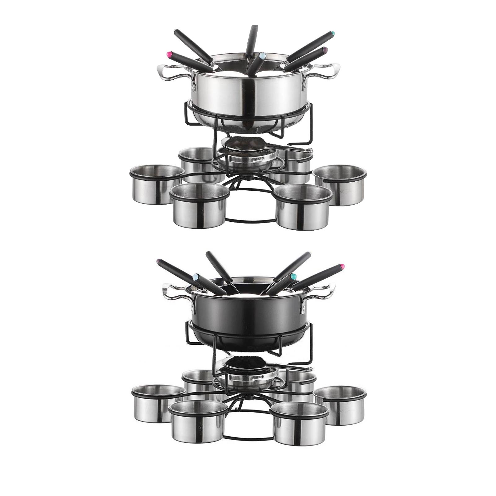 Fondue Pot Set Cooking Stove T - đánh giá và giá Camping Cooking Set Stainless Steel