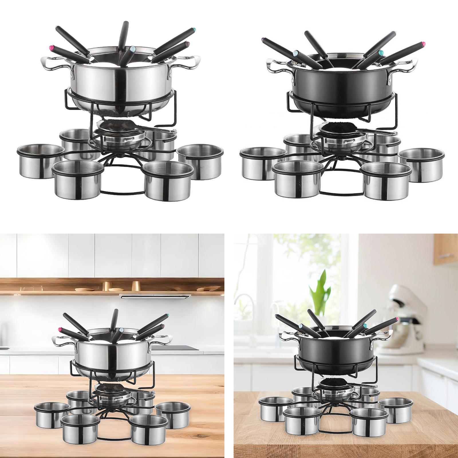 Fondue Pot Set Cooking Stove T - đánh giá và giá Camping Cooking Set Stainless Steel