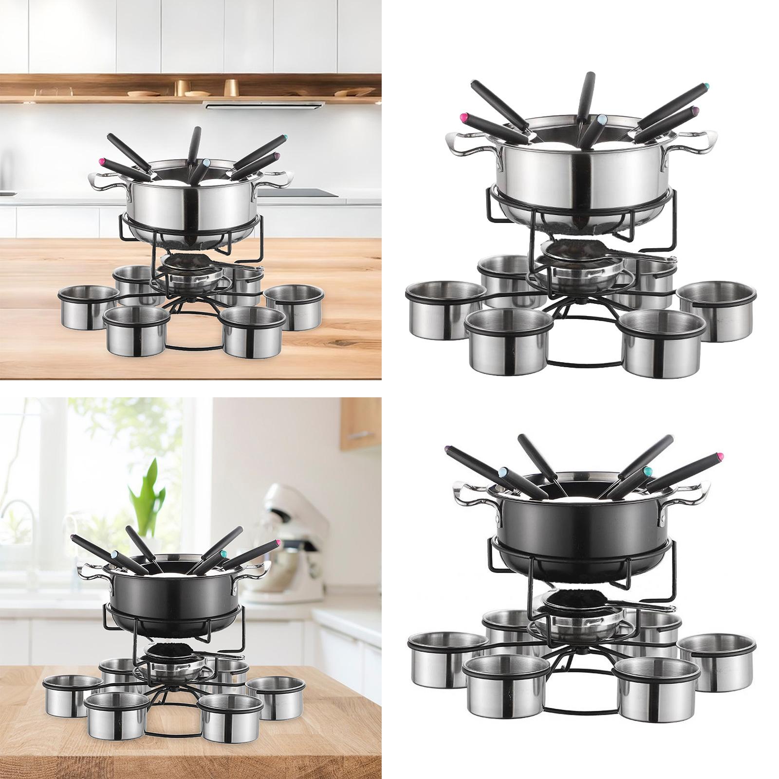 Fondue Pot Set Cooking Stove T - đánh giá và giá Camping Cooking Set Stainless Steel