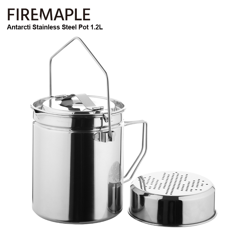 Lửa-Phong 1.2L Nồi Xửng Hấp In - đánh giá và giá Camping Cooking Unit