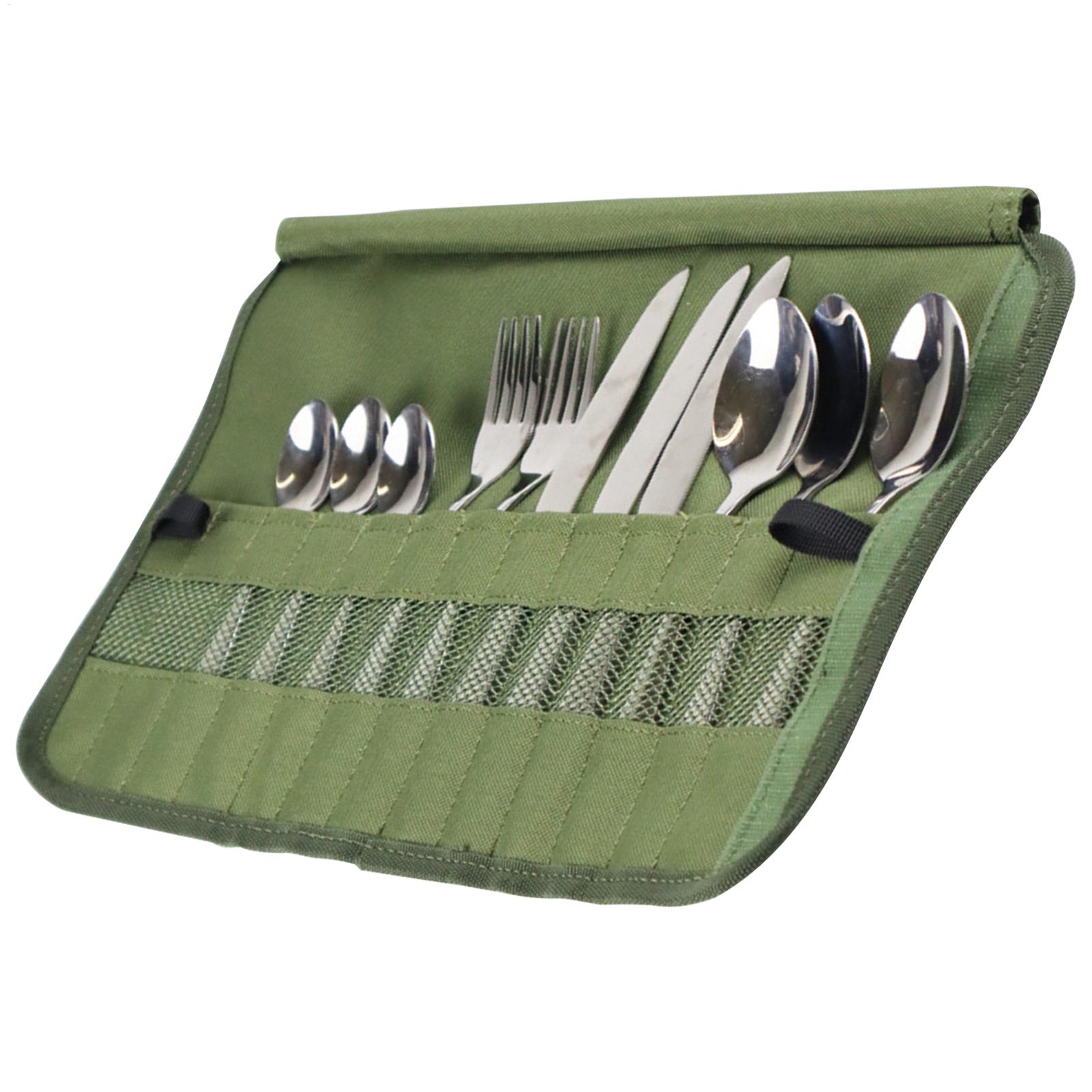 Camping Tableware Roll Bag Cam - đánh giá và giá Camping Cooking Utensil Organizer