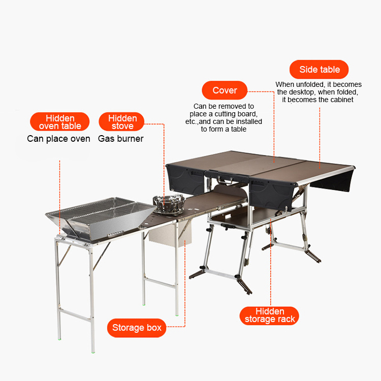 High Quality Foldable Outdoor  - đánh giá và giá Quality Camping Cooking Set