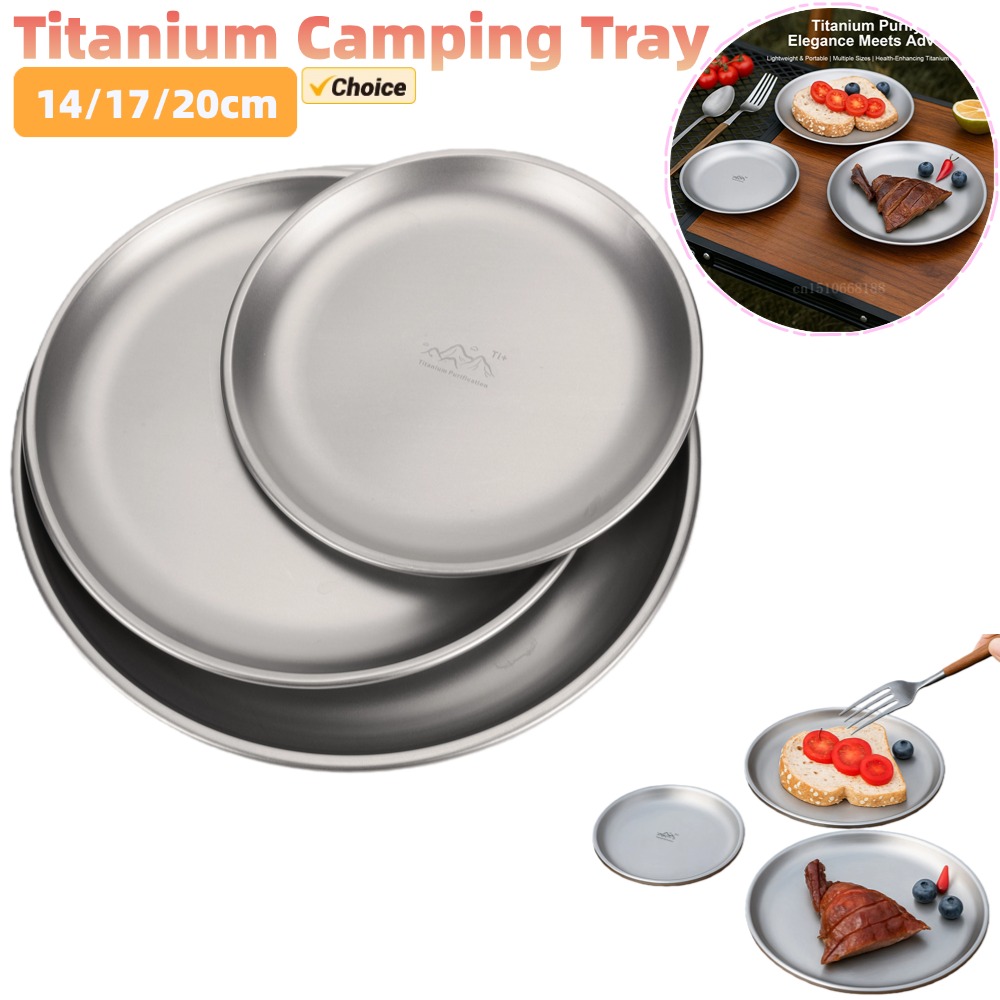 14/17/20cm Titanium Camping Pl - đánh giá và giá Camping Cooking Set Stainless Steel