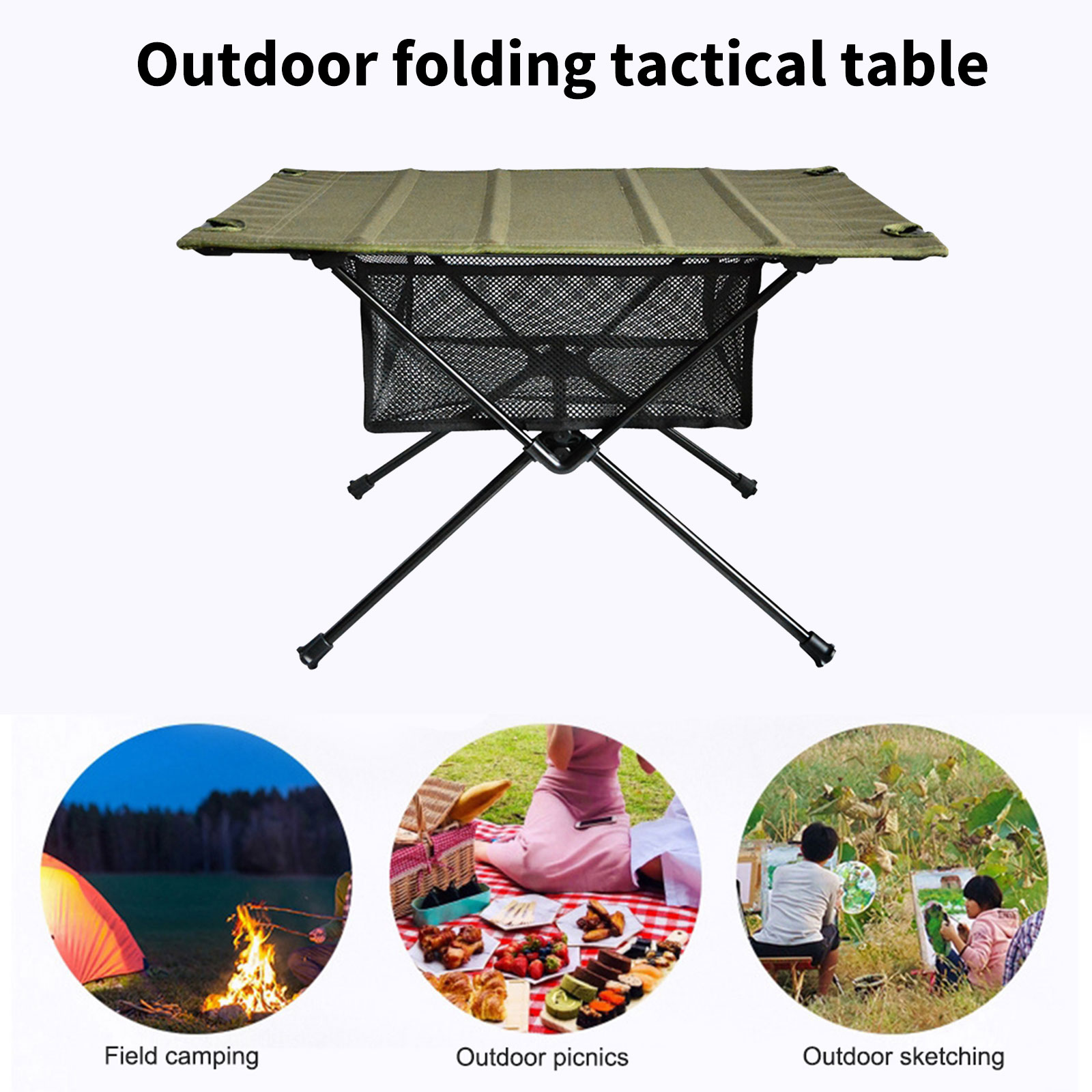 Camping Foldable Table Storage - đánh giá và giá Camping Cooking Basket