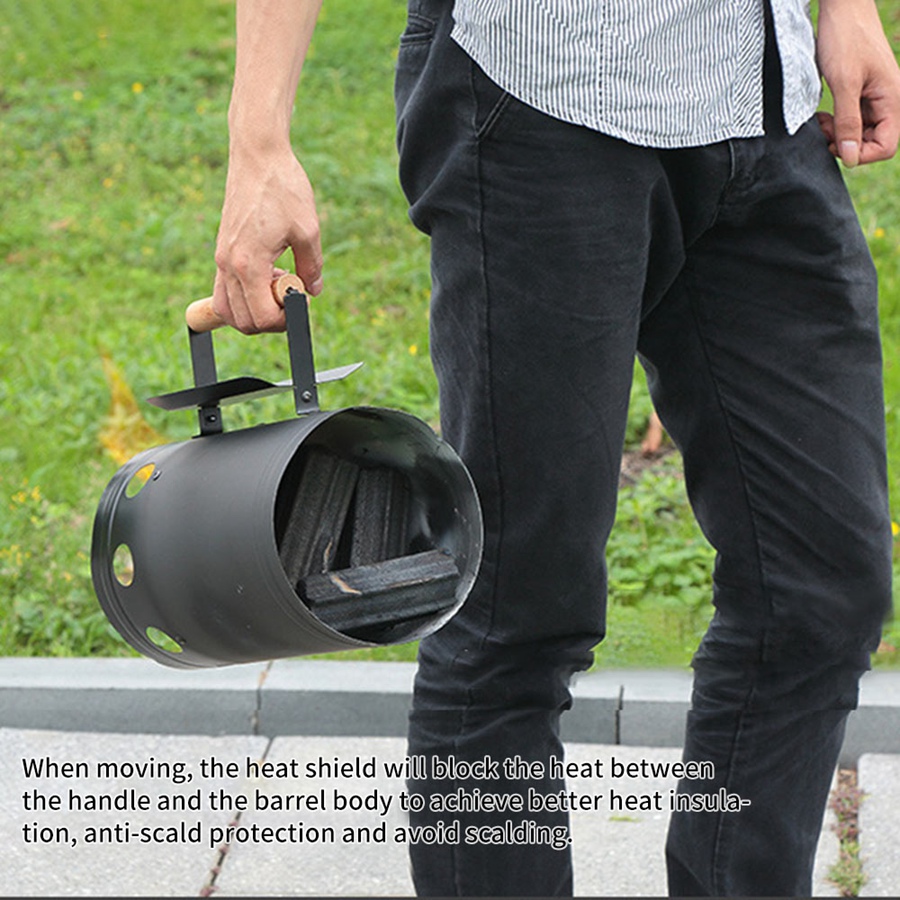 Outdoor BBQ Rack Tools Outdoor - đánh giá và giá Charcoal Chimney Starter