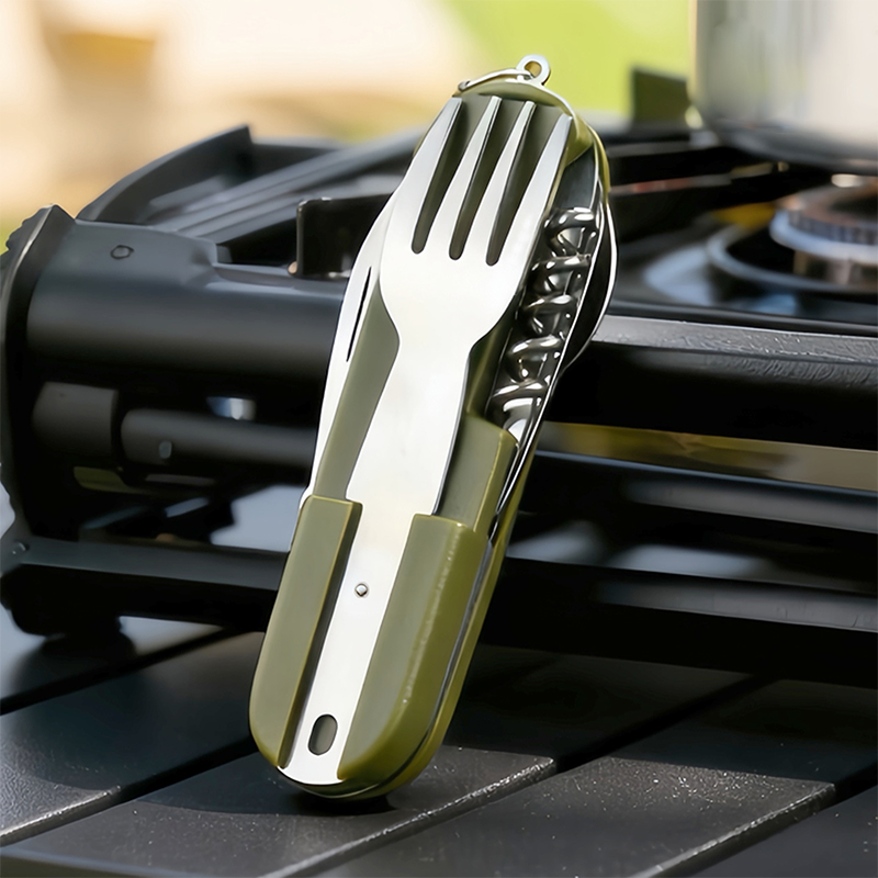 New Stainless Steel 7In1 Campi - đánh giá và giá Camping Cooking Set Stainless Steel