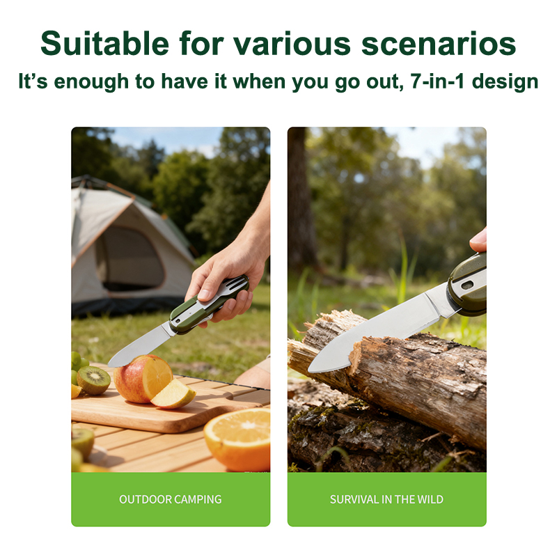 New Stainless Steel 7In1 Campi - đánh giá và giá Camping Cooking Set Stainless Steel
