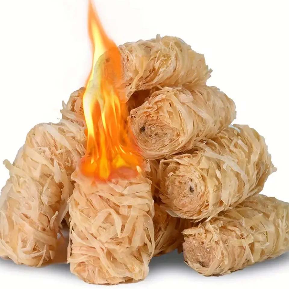 30/100pcs natural fire starter - đánh giá và giá Charcoal Chimney Starter