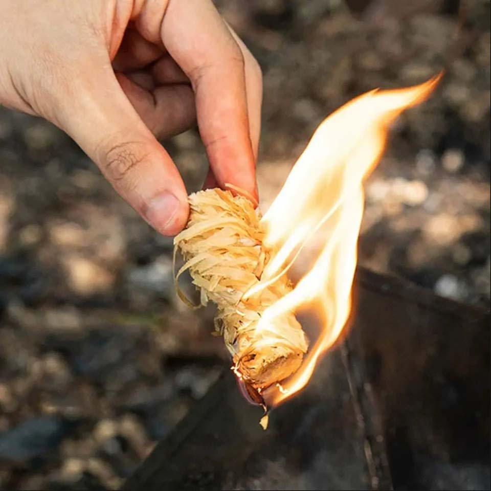 30/100pcs natural fire starter - đánh giá và giá Charcoal Chimney Starter