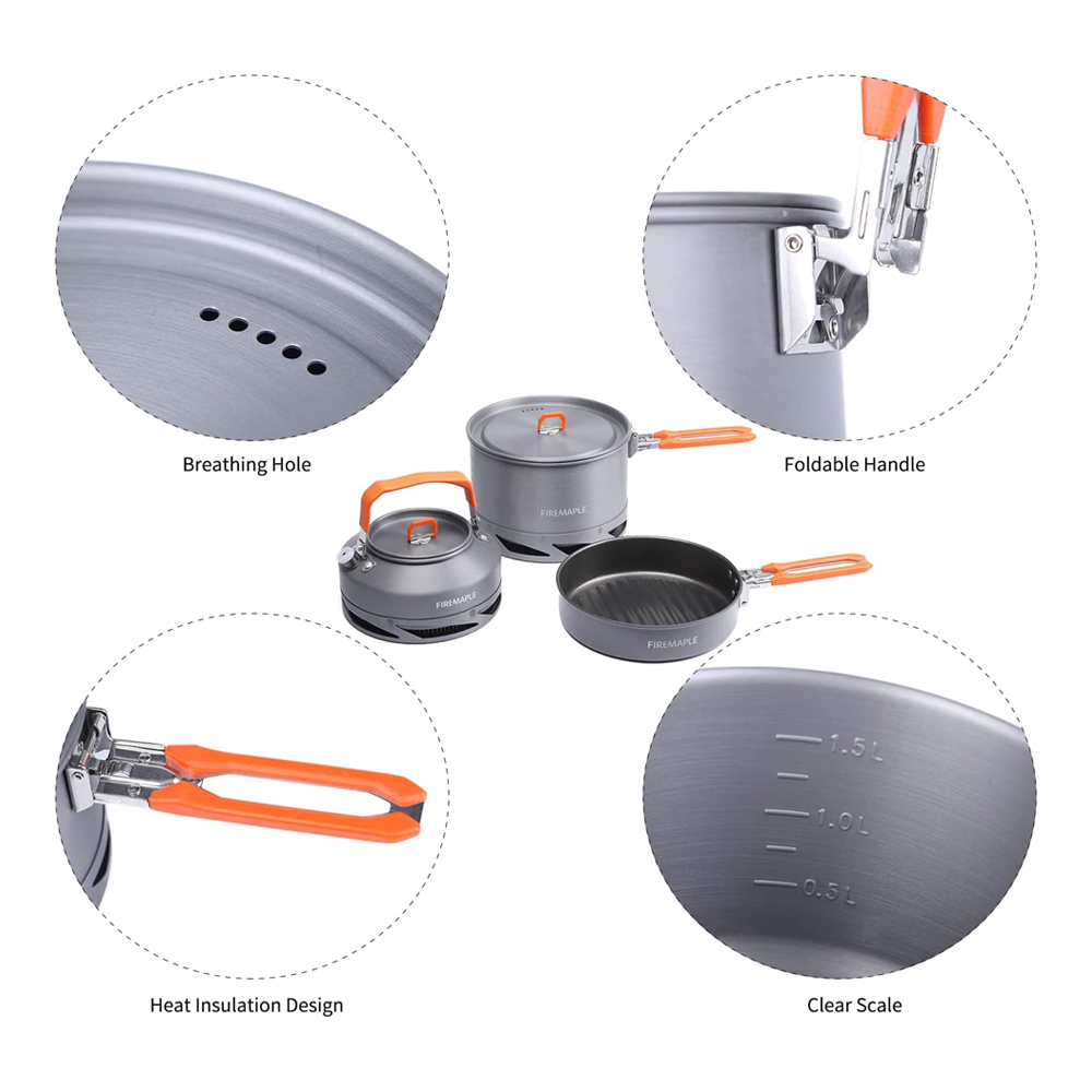 Fire Maple Cắm Trại Đồ Nấu Nướ - đánh giá và giá Camping Cooking Meals