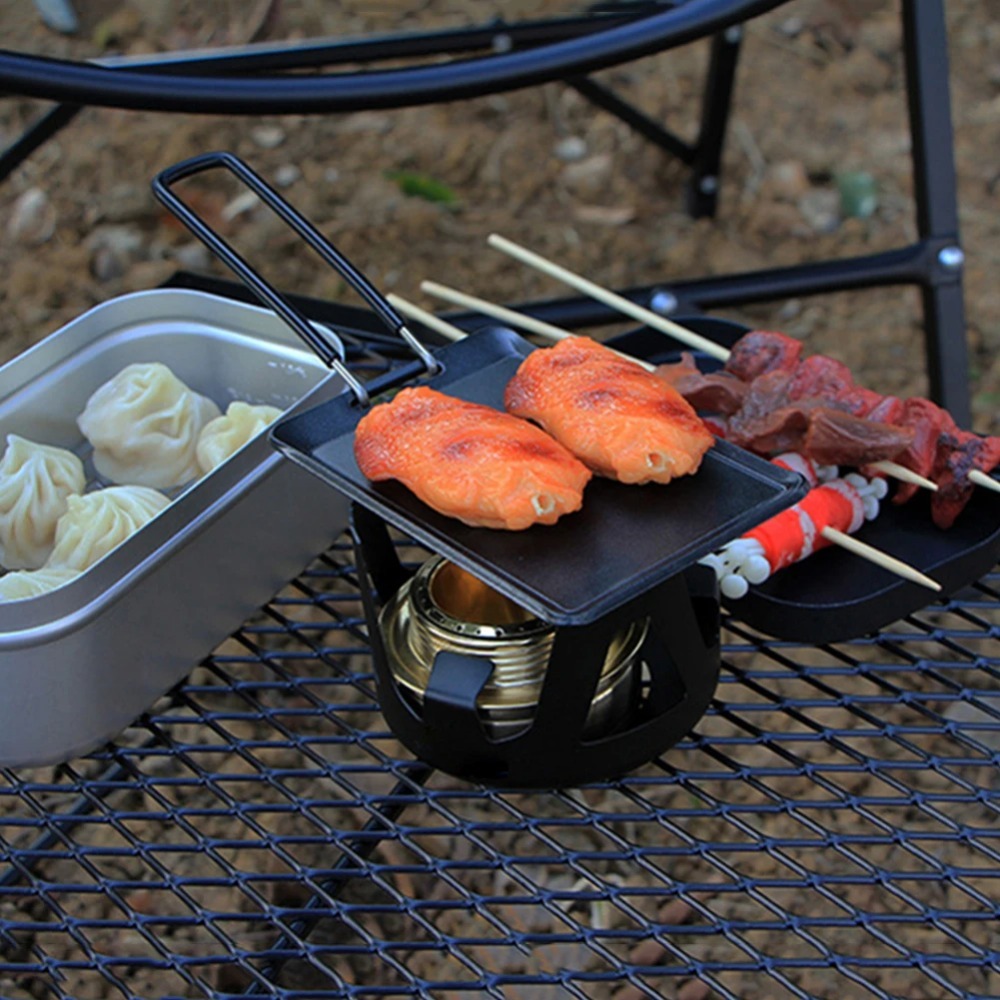 Camping Frying Pan Outdoor Por - đánh giá và giá Camping Cooking Meals