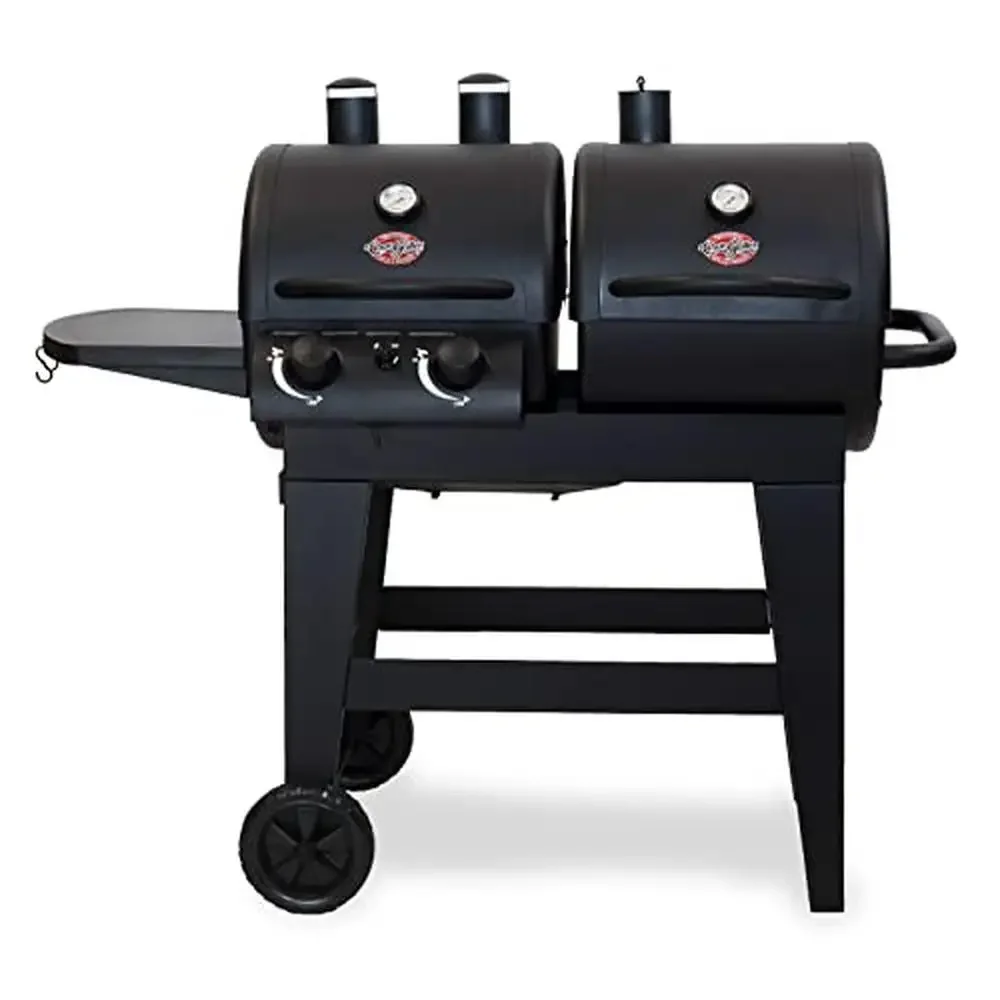 A 2-Burner Gas & Charcoal Gril - đánh giá và giá Charcoal Chimney Starter