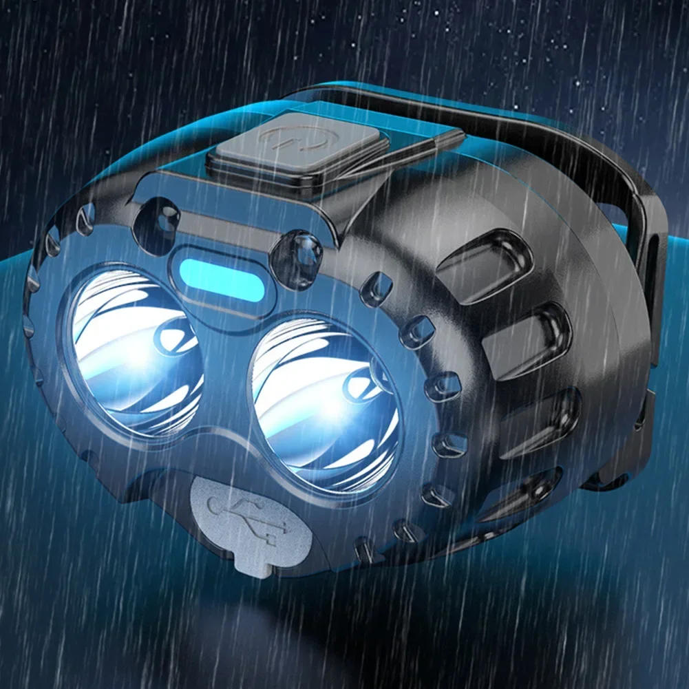 Powerful LED Headlamp IPX4 Wat - đánh giá và giá Camping Cooking Fish