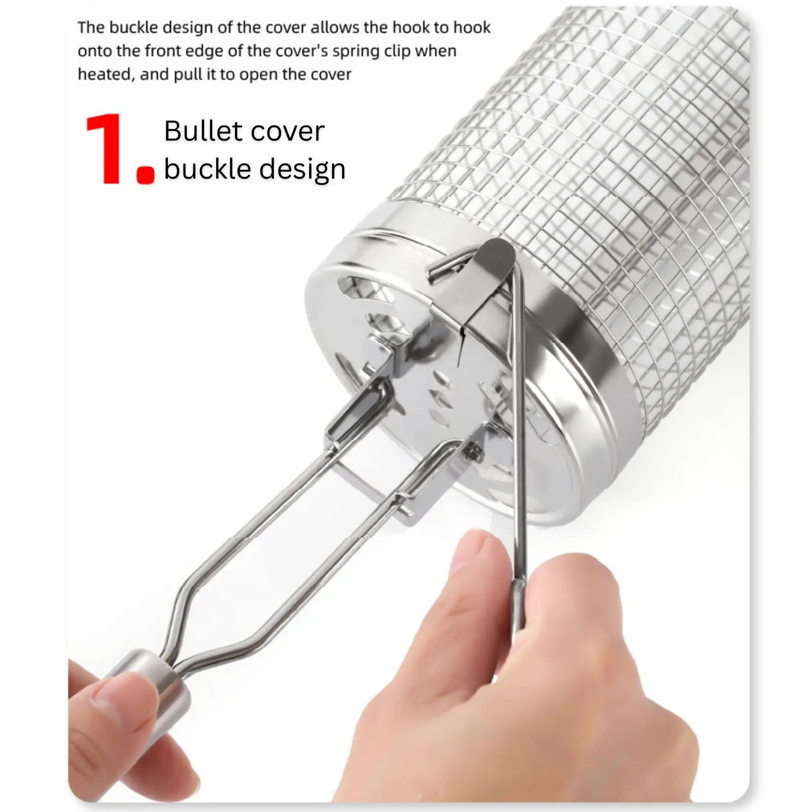 Stainless Steel Rolling Grill  - đánh giá và giá Camping Cooking Basket