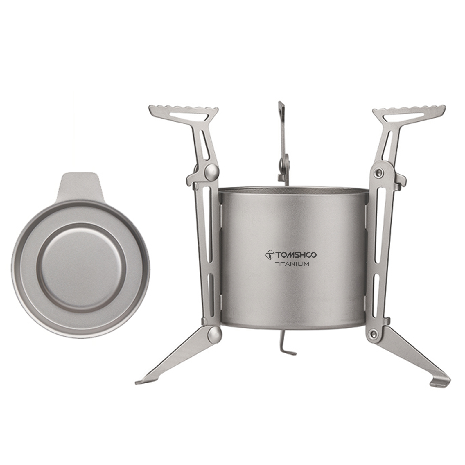 TOMSHOO Ti Alcohol Stove and L - đánh giá và giá Camping Cooking Pot With Lid