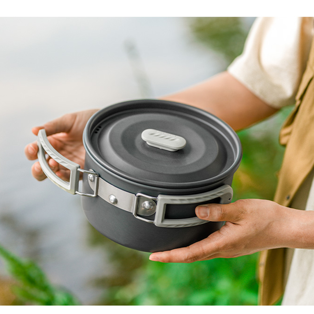 Naturehike Outdoor Pot Set,Cam - đánh giá và giá Camping Cooking Set Stainless Steel